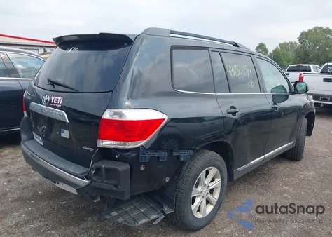 2012 Toyota Highlander Se V6 из США, поврежденный, VIN 5TDBK3EH6CS145452